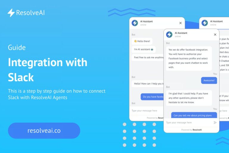 Connecting ResolveAI chatbot with slack: a comprehensive guide