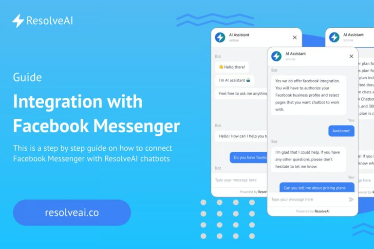 Integration with facebook messenger